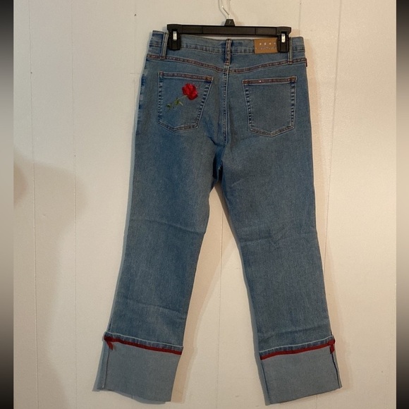 NWOT Vintage Empathy Embroidered Jeans size 8 - Picture 8 of 11